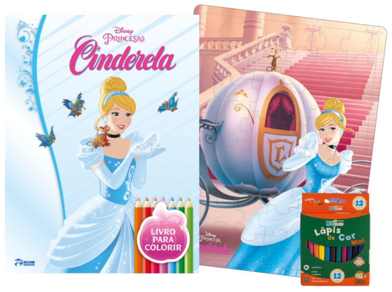 DISNEY KIT DIVERSÃO - CINDERELA