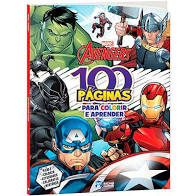MARVEL - 100 PAGINAS PARA COLORIR - AVENGERS