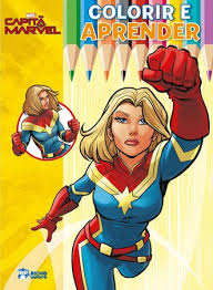 MARVEL COLORIR E APRENDER - CAPITA MARVEL