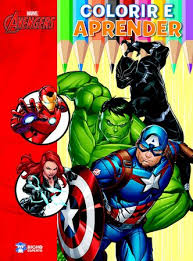 MARVEL COLORIR E APRENDER - AVENGERS