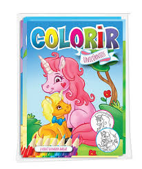 SOLAPA COLORIR UNICORNIOS