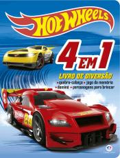 Hot Wheels - 4 em 1 - Livro de diversao